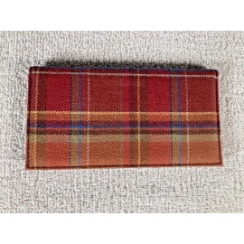 Longaberger  RETIRED  "TOBOSO PLAID " CHECKBOOK COVER - NEW