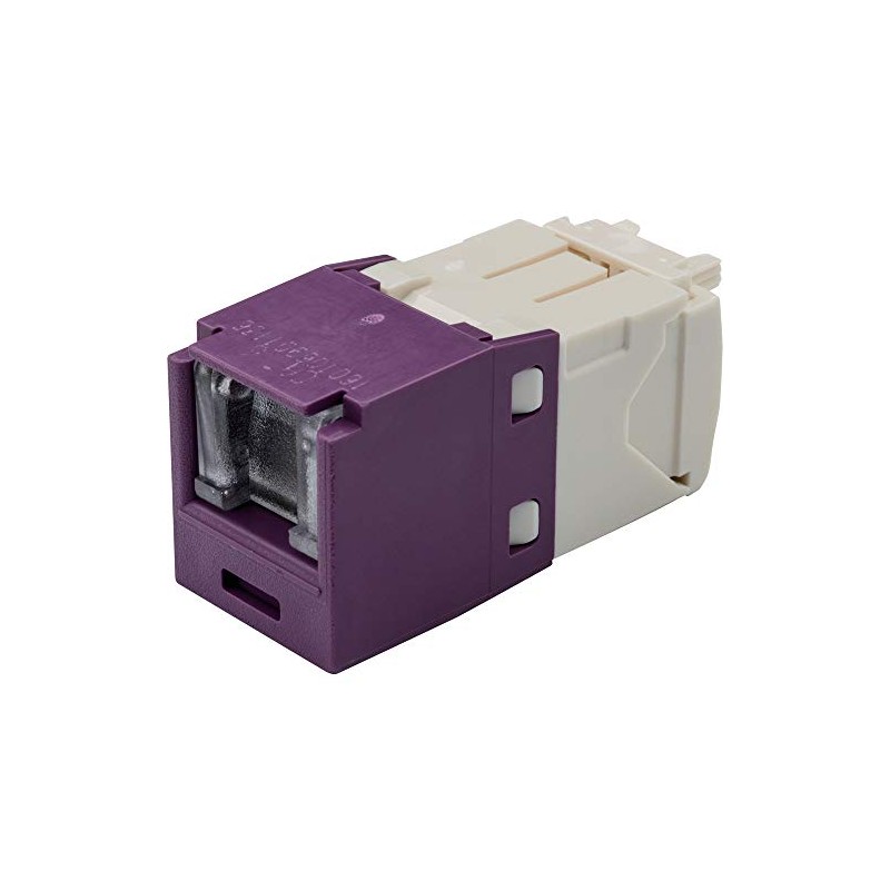 Panduit Cat6 Modular Jack with Shutter Purple CJH688TGVL