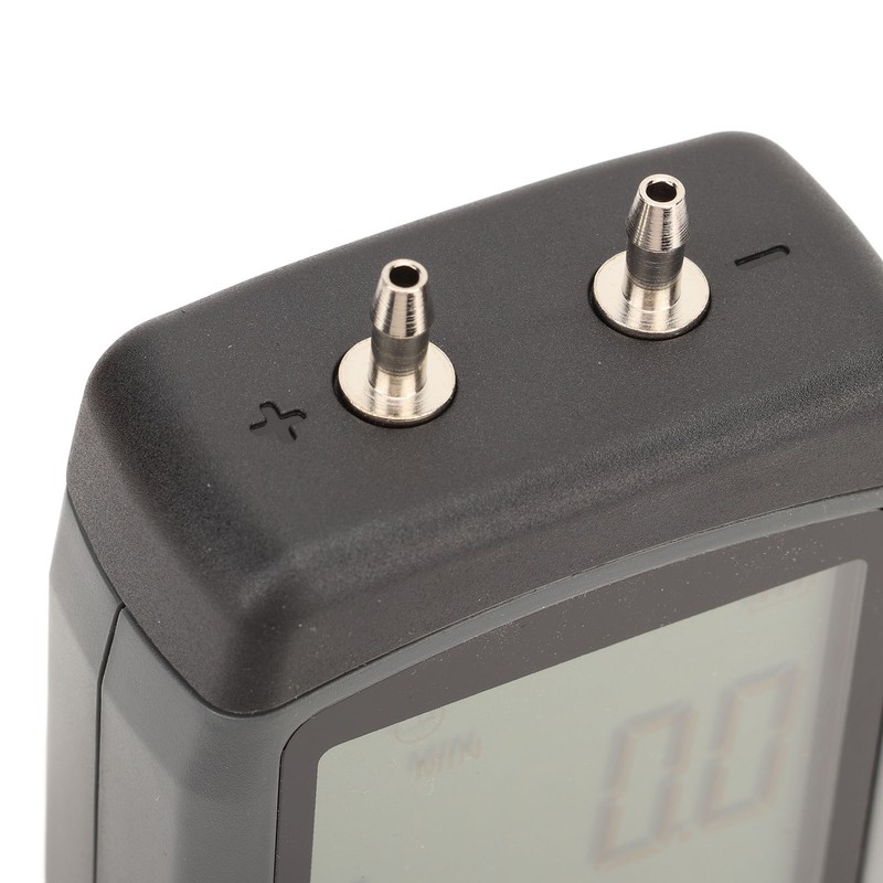 Differential Pressure Gauge LED Backlit Display Handheld Digital Gas Pressure