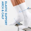 Freshpairs Men’s Compression Socks for Running Basketball Tennis - Moisture-Wicking