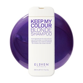 Eleven Australia Keep My Colour Blonde Shampoo, 300 ml | Removes yellow tones, highlights blonde shades, strengthens the elasticity of the hair
