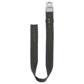 YKK Waikakee 5MTGKB-60SH, Marble Tape Zipper, Double Opening, 23.6 inches (60 cm), W580 No