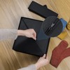 DIMJ Storage Boxes for Socks, 24 Cell Drawer Organiser, Foldable