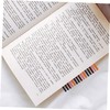 CAXUSD 4set Writable Sticky Tabs Page Markers for Book Annotation