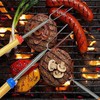 8Pcs Telescoping Extendable Marshmallow Roasting Sticks Marshmallow Sticks Kit Extending
