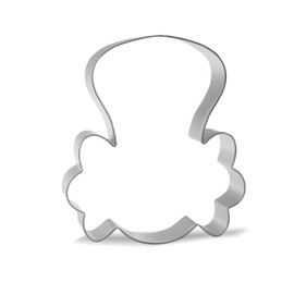 Keewah Christmas Nutcracker Face Cookie Cutter 4" Stainless Steel