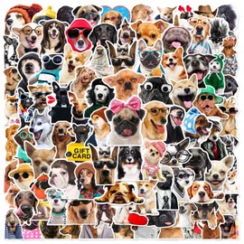Aigemumy 100 PCS Cute Pet Puppy Dog Stickers Animals Sticker Waterproof Vinyl Decal for Journaling Laptop Scrapbook Water Bottles Phone Caps Luggage for Adults Teens Kids Womens