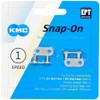 KMC Z1 EPT Snap-On Links, Silver, Narrow (3/32")