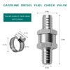 Gdnecad 2 PCS One Way Check Valve, 5/16" 8mm Aluminium