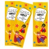 100 Bulk Count of Superhero Bookmarks for Kids - Super