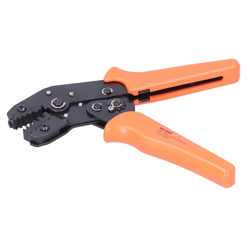 Crimping Tool Ratchet Pliers Terminal Wire Crimper Hand Operated Supplies