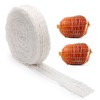 10m Meat Netting Roll, 16 Hole Elastic Ham Netting Smoked