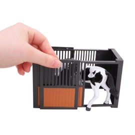 Toyland® Horse Toy Playset - 12cm x 10cm, Figure & Accessories - 3 To Choose From (STABLE)