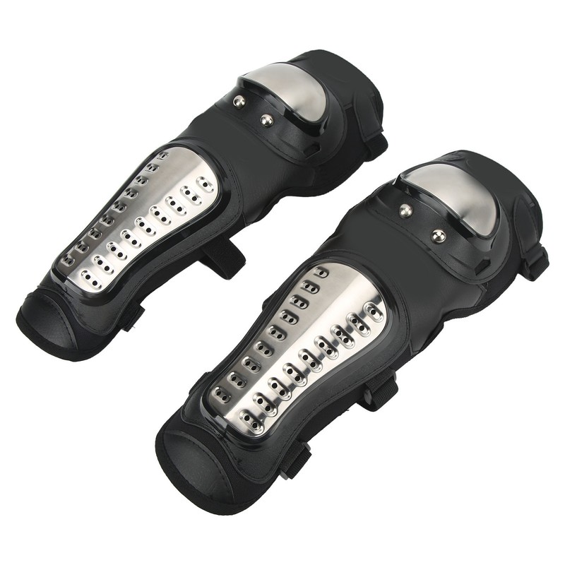 1 Pair Motorcycle Knee Pads Drop Resistance Rubber Cycling Protective