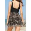 SHEKINI Women's Recorte de una Pieza Swimsuits Drawstring Bonmy Control