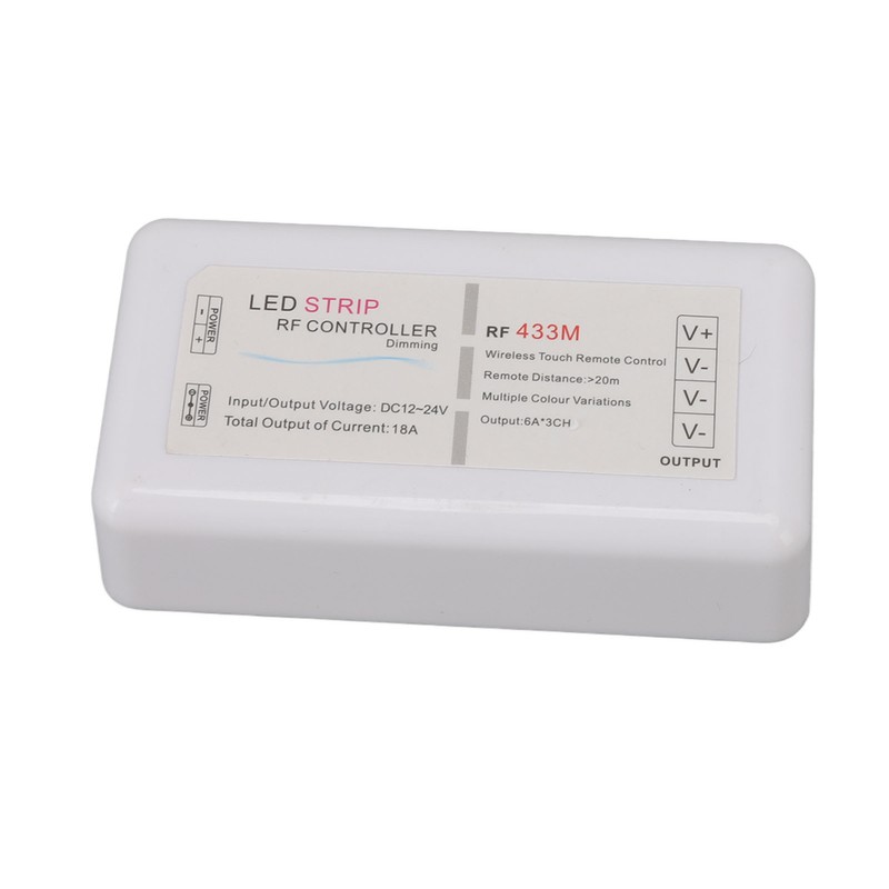 RF LED Remote Controller Wireless Intelligent Touch RGB Dimmer for