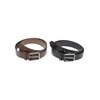 Urban Classics Men's Belt, Black/Silver+Brown/Silver