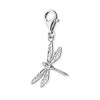 Engelsrufer Women's Dragonfly Charm Pendant Sterling Silver with Lobster Clasp