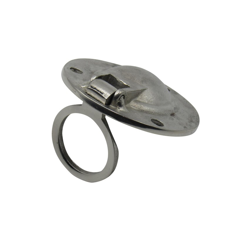 Flush Lifting Ring Pull Handle 50MM (Stainless Steel Recessed Marine