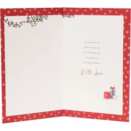 UK Greetings Just for You Christmas Card - Someone Special Christmas Card - Christmas Card for Her - Christmas Card for Him,Multi,645173-0-1