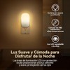 2 Lámparas de Noche con Sensor de Luz, Detecta Automáticamente