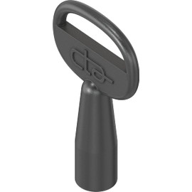 CTA Seals 6mm Square Key from GD ZN in Black 1°C0420