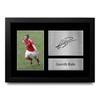 HWC Trading FR A4 Gareth Bale Wales Gifts Printed Signed