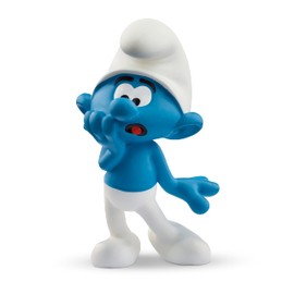 schleich 20840 Fear Bunny Smurf, from 3 Years, The Smurfs, Toy Figure, 3 x 3 x 5 cm