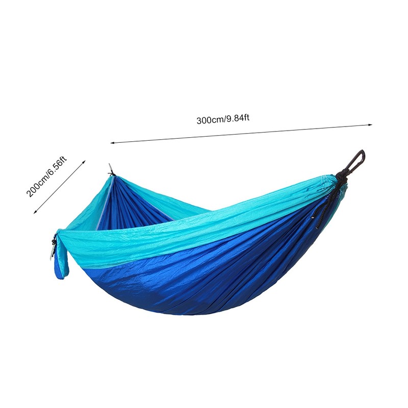 Portable Camping Travel Single Hammock Hanging Bed with Tree Strap