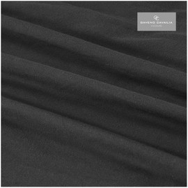 GC GAVENO CAVAILIA Luxury Flannel Plain Fitted Sheet, 100% Brushed Cotton Easy Care Accessory, Premium Soft & Cosy Bed Linen, Charcoal, Single Size Bedsheet