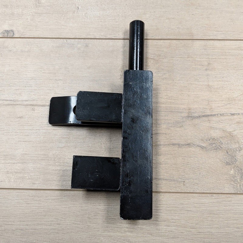 3/4" Heavy Duty Slide Bolt Weld-On Steel Latch – Large