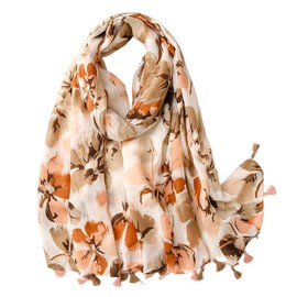 FAIRYGATE Scarfs for Women Lightweight Sale Elegant Large Spring Warm Oversized Stole Shawl Wrap Tassel Scarf Ladies Scarves 65011