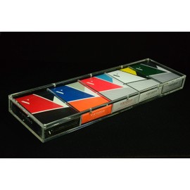 Carat X5 Card Case for Playing Card Decks - Strong Clear Acrylic & Magnetic Seal