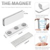 Blackout Blind Accessory,12Pair Magnetic Closure With Adhesive(Metal Board With Adhesive+Magnetic