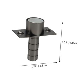 STOBOK 1pc Invisible Door Stopper Stoppers Bedroom Holder Hidden Door Stop Door Accessory Anti-Collision Door Stopper Door Catch Stainless Steel Door Stopper Black Copper