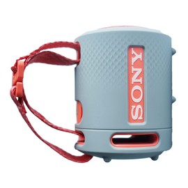 Silicone Case Cover for Sony SRS XB13 Extra BASS Wireless Portable Compact Speaker, Protective Skin Sleeve Shell with Standing Feet for Sony SRS-XB13 Speaker Accessories (Gray)