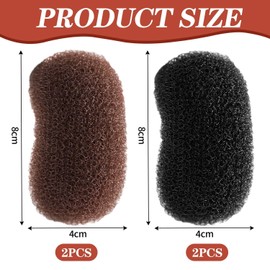 4 Pieces Of Fluffy Hair Clips, Hair Fillers, Hair Booster Props, Hair Expansion Clips, Hair Fixing Accessory Clips