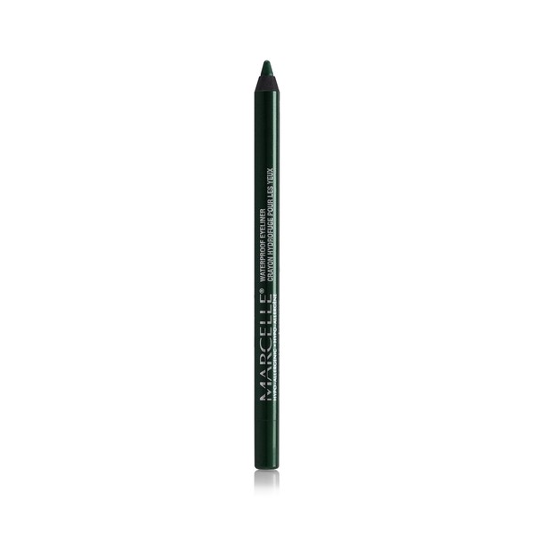 Marcelle Waterproof Eyeliner, Metal Green, Eye Pencil, Creamy Formula, Long-Lasting, Waterproof, Smudge-Proof, Fragrance-Free, Hypoallergenic, Cruelty-Free, 0.04 Oz.