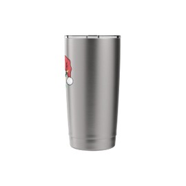 Christmas Candy Cane Santa Xmas Kids Toddler Youth Women Men Stainless Steel Insulated Tumbler