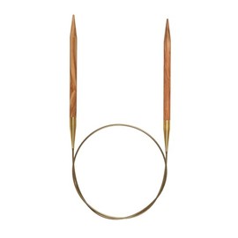 Addi Circular Olivewood Needle 100cm x 9.0mm, Wood, 9mm