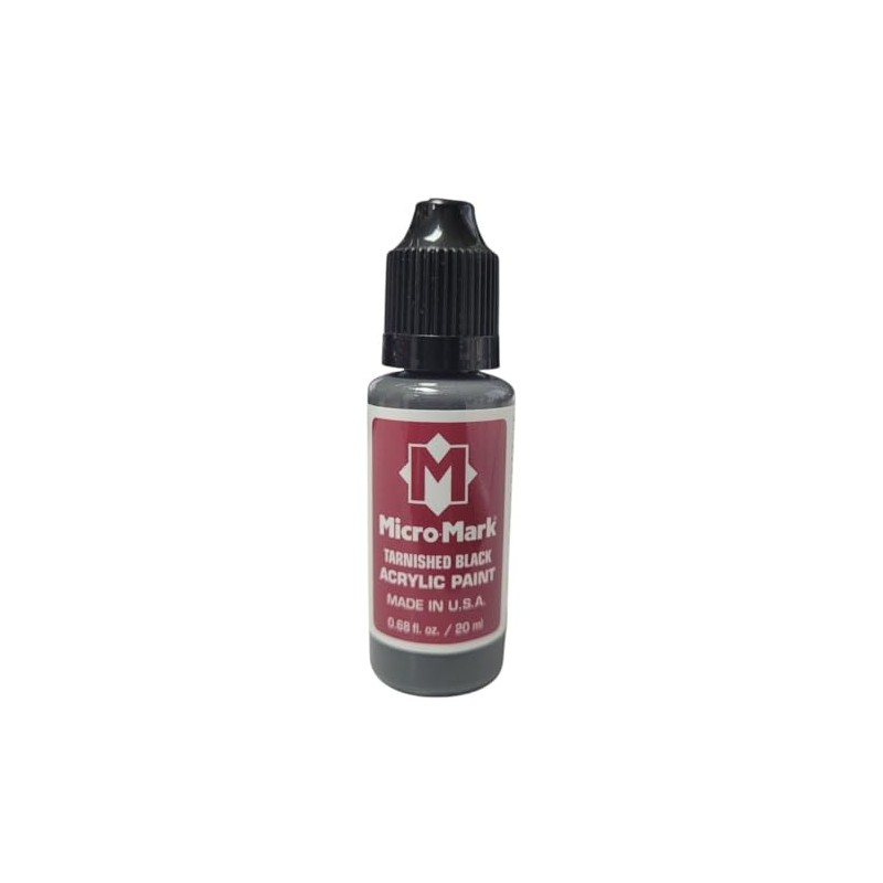 Micro-Mark Tarnished Black Paint, 20ml