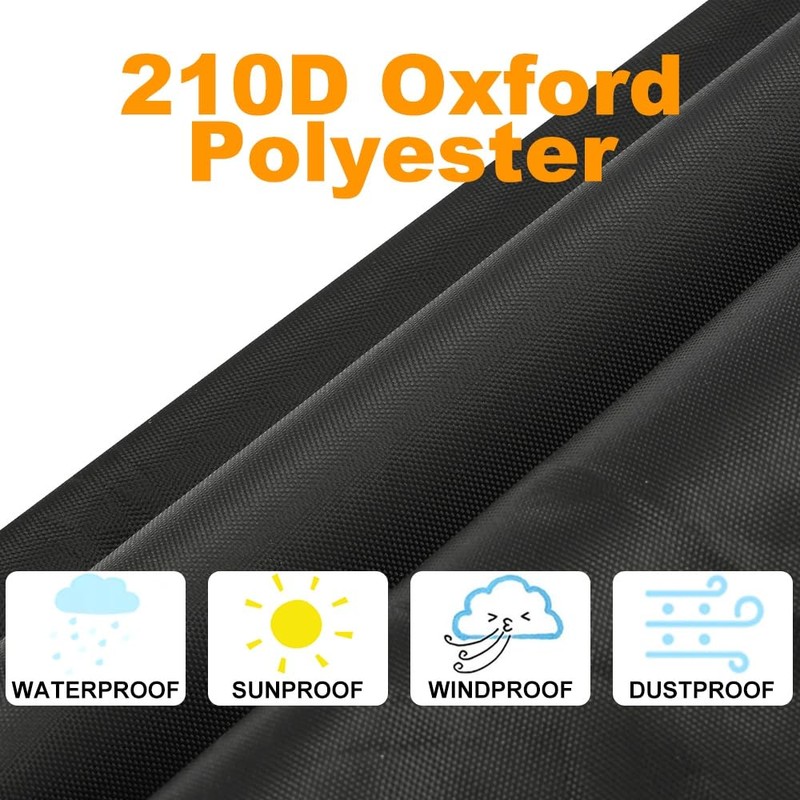 XIMINZ Golf Cart Cover 6 Passenger 210D Oxford Cloth Waterproof,