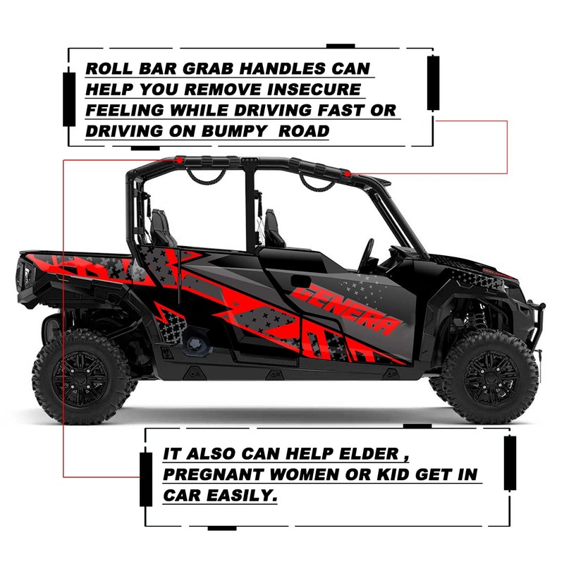 ROMASO Roll Bar Grab Handles for ATV & UTV Roll