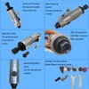 TOPINCN 1/4 Inch Air Die Grinder Kit, Portable Straight Grinder,
