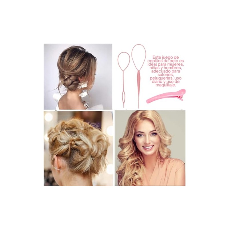 Juego de 7 peines para peinar el cabello, cepillo para
