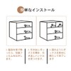 JFAN Simple Storage Case, Drawers, Storage, Accessories, Tabletop, Transparent, Storage