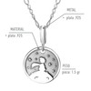 TAMI Collar de Plata El Principito - Dije para Hombre