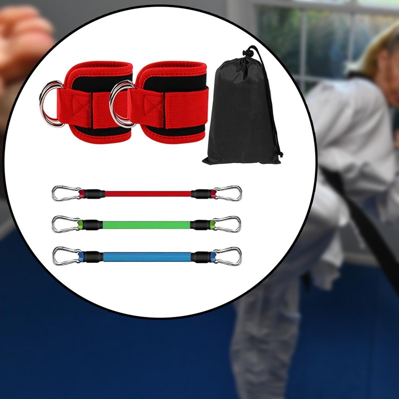 Dickly 3 Pieces Ankle Resistance Bands Set Ankle Bands Workout