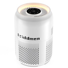 Rddmen 3-in-1 Air Purifier for Home - H13 HEPA Air Filter, Covers Up to 1095 sq ft for Bedrooms, Offices & Living Rooms (White)