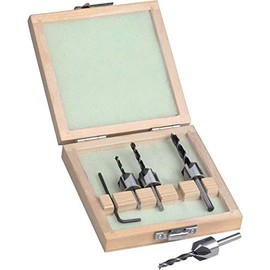 Edessö 5020550 Counter Sink Set, Silver/Beige, Set of 4 Pieces